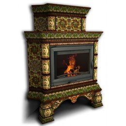 Каминная облицовка КимрПечь Кострома угловая двухъярусная Июнь